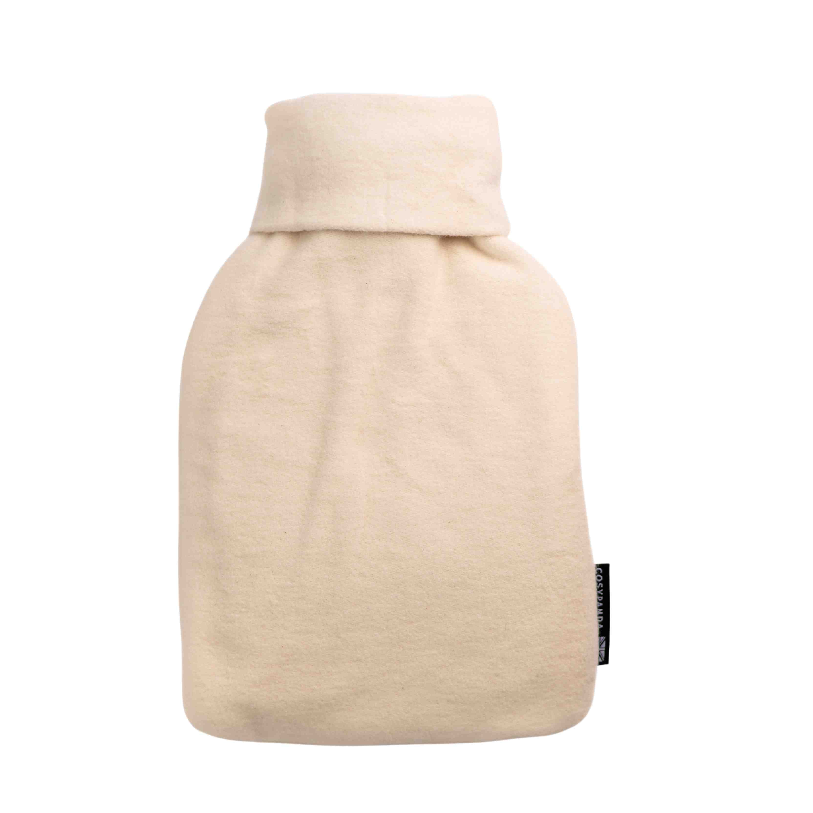 Hot Water Bottle for Baby and Children, Organic Cotton Fleece Cover