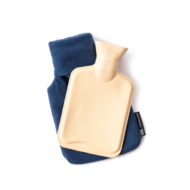 Midnight Blue Cotton 1L Hot Water Bottle